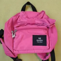 BeBe ピンク リボン付きリュック