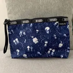 LeSportsac PEANUTS ポーチ スヌーピー 星空柄のサムネイル