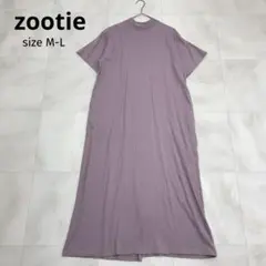 ◆ zootie ズーティー モックネック 半袖 Tシャツ ワンピース M-Lのサムネイル