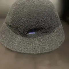 KANGOL ブラックバケットハット フリース
