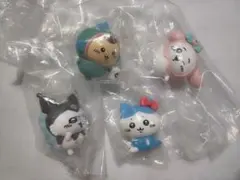 ちいかわ×サンリオキャラクターズ なりきりフィギュア 4個セット