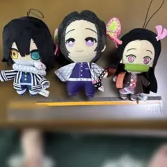 鬼滅の刃 ぬいぐるみ マスコット 3種セット