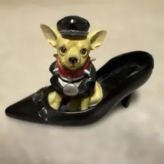 チワワ 置物 パンクスタイル ハイヒール