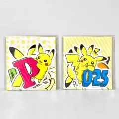【未開封】メッセージカード Pikachu drawing 2種セット ポケモン