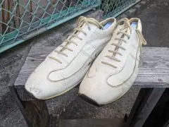 メンズ・ビギ　ホワイトレザーシューズ