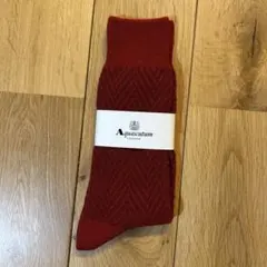 Aquascutum アクアスキュータム　レナウン　ソックス ヘリンボーン