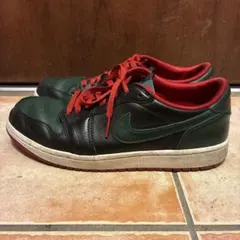 Nike Air Jordan 1 Low ブラック/グリーン/レッド 27.5