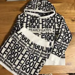 新品★96,800円 パーリーゲイツ 上下2枚セットアップ シャギーニット M