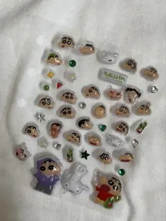 おすそわけ クレヨンしんちゃん シール ミニデコパーツ②