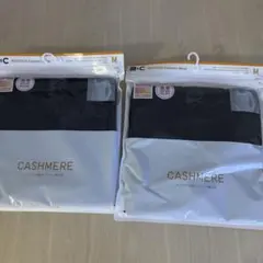 UNIQLO HEATTECH カシミヤブレンド UネックTシャツ Mサイズ2枚