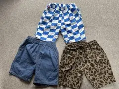 男の子ハーフパンツ120サイズ3枚まとめ売り　マーキーズなど