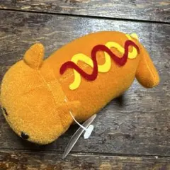 nuo ぬいぐるみ作家 ぬいぐるみ ホットドッグ 犬 ハンドメイド - メルカリ