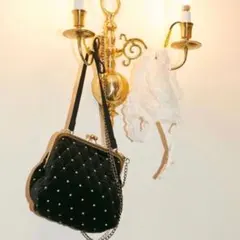 bibiy ODETTE PARTY BAGバッグ がま口ショルダーバッグ