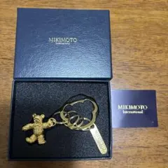 MIKIMOTO International ベア キーリング ゴールド