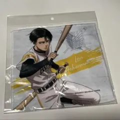 新品　ソフトバンクホークス　リヴァイ　ハンドタオル　タオル　ソフトバンク　進撃