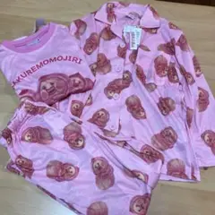 新品タグ　こびとづかん　パジャマ　2トップス　長袖　半袖　130 かくれももじり