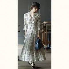 snidel スナイデル ビッグカラークラシカルワンピース