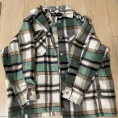 ZARA チェックシャツジャケット