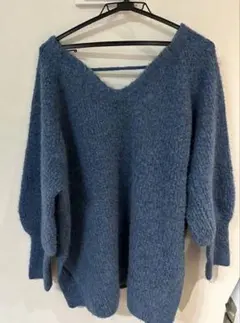 kastaneの「メランジVあきニットプルオーバー」