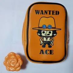 ONEPIECE ワンピース カラビナ付き リップポーチ エース 【送料込み】