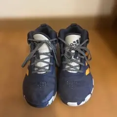 ⭐︎人気☆adidas バスケットボールシューズ ネイビー/オレンジ 23.5cm