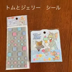 未使用、カミオジャパン、トムとジェリー、シール、2点セット