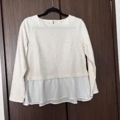 index アイボリー 長袖トップス