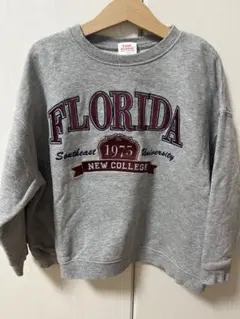 TOOSUNDAY しまむらとうくんコラボ トレーナー グレー　110