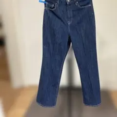 ダークブルー ストレートデニム ハイウエストのサムネイル