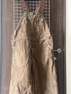 Carhartt ブラウンオーバーオール 36x30