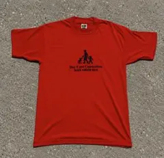 90sヴィンテージ　フルーツオブザルーム BEST 2枚タグ Tシャツ 赤 L