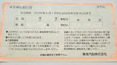 東海汽船　株主乗船割引券４枚　2026年9月30日迄のサムネイル