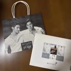 東方神起　MISSHA 袋・カード