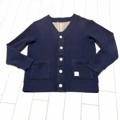 ギリギリ価格。PaulSmithのネイビーの綿混カットソーカーディガン