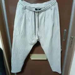 CAMBIO ライトグレー ジョガーパンツ ニットパンツ Sサイズ