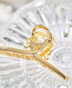 rady ラインストーンヘアクリップ　ゴールドのサムネイル