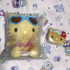 ハローキティ 1番くじ 日焼けキティ ぬいぐるみ