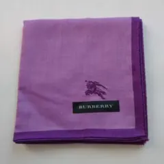 BURBERRY ハンカチ パープル