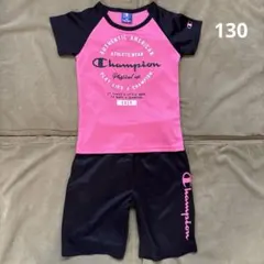 Championセットアップ　130 半袖Tシャツ　ハーフパンツ 女の子