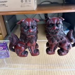 狛犬 置物 縁起物 2体セット