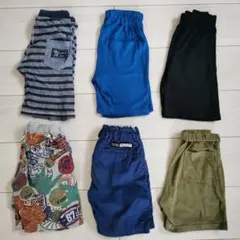 【美品含む】夏物ハーフパンツ6本セット　110cm