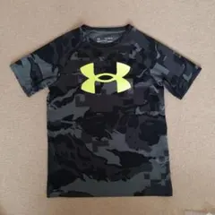 Under Armour ブラック　カモフ　160cm　Tシャツ　YXL