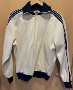 初期 60s adidas トラックジャケット 西ドイツ製 ホワイト×ブルー