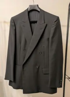 【極美品】Christian Dior セットアップ ダブル グレー 銀ボタン 極美品】Christian Dior セットアップ ダブル グレー 銀ボタン