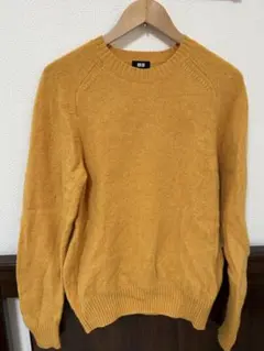 ラムクルーネックセーター ユニクロ