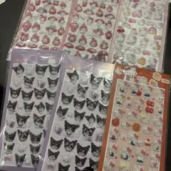 ボンボンドロップ　サンリオ　風　クロミ　マイメロディ　ハローキティ　6枚セット