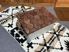 シェルコン25用天板　ヘキサゴン柄179ウォールナット　ゆう シェルコン25用天板 ヘキサゴン柄179ウォールナット ゆう様専用 - メルカリ