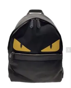 FENDI目のデザイン付き黒リュックフェンディ リュック モンスターのサムネイル