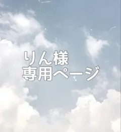 りん様専用ページ