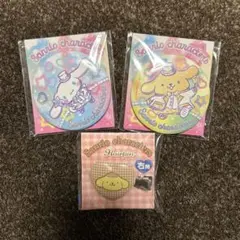 サンリオキャラクター 缶ミラー2個とヘアピン1個 セット